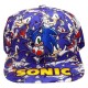 Gorra Sonic Estampado Azul
