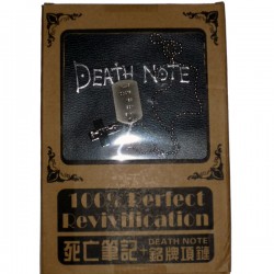 Death Note Notebook con Placa de Nombre y Collar Animé